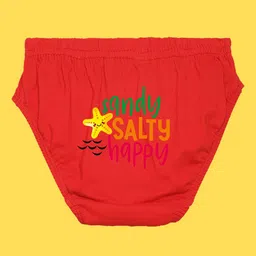 NUSYL Girls Pack Of 5 Printed Cotton Basic Briefs image 3