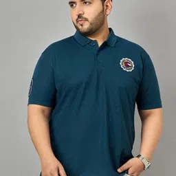 Zigo Plus Size Polo Collar Short Sleeves Casual T-shirt-picture-50
