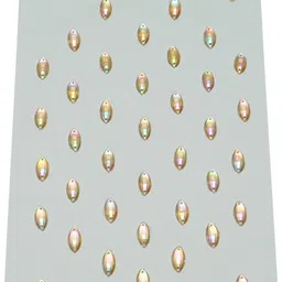 Oval Hair bead Easy to Use Shiny Accessories Perfect for Effortless Styling 41pc Hair Tattoo/Sticker-image-1