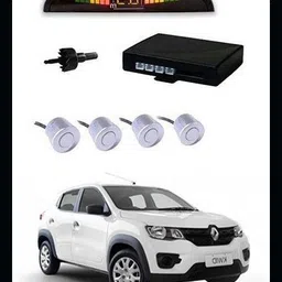 peeps store Car Premium 4 White Reverse Parking Sensor-AP25N489 Car Premium 4 White Reverse Parking Sensor-AP25N489 Parking Sensor image 1