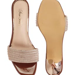 STARTOES Embellished Party High-Top Slim Heeled Mules image 5