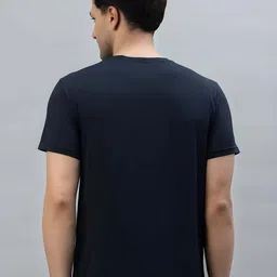 CASUALBUD Men Typography Printed Round Neck T-shirt image 3