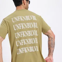 glitchez Core Essentials Typo Print Regular Fit T-shirt-picture-34