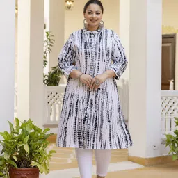 ROPADEMODA Women Tie & Dyed Kurta-image-48