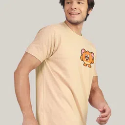 Greylongg Men Tom & Jerry Graphic Printed Round Neck Cotton T-shirt image 4