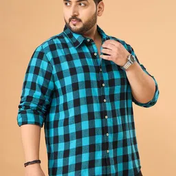 bigbanana Men Classic Gingham Checks Checked Casual Shirt image 2