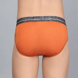 HRX by Hrithik Roshan Pack Of 2 Mid Rise Hipsters Briefs HRX_BRF_002_NB_OR_2PC image 3