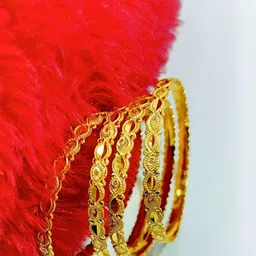 SGN fashion Gold Brass Bangles-picture-16