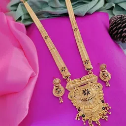 OM KRISHIV COLLECTION Gold-Plated Jewellery Set-picture-38