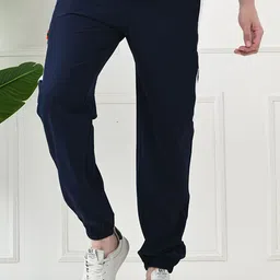 Bildos Men Colour-Blocked Mid Rise Joggers-picture-26