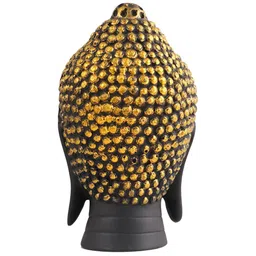 Zart Black Buddha Idol Showpiece image 4