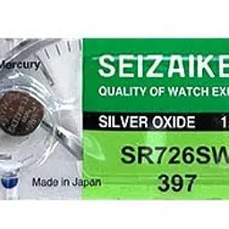 generic Seizaiken Wrist Watch Batteries SR726SW 397 1.55V Silver Oxide Batteries - Pack of 1 Battery image 1