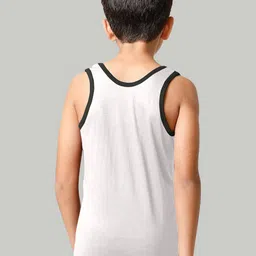 MGRS Boys Pack Of 2 Printed Cotton Basic Vests image 2