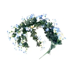 apka mart Blue Hanging Artificial Flower image 5