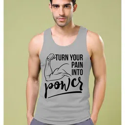 BAESD Printed Scoop Neck Cotton Gym Vest-image-59