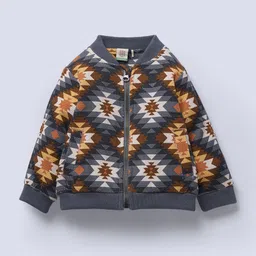 Ed-a-Mamma Infant Boys Geometric Open Front Jacket-image-16