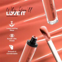 Inshine Liquid Suede Long-lasting Lip Color - 6 ml - Blush Nude 622 image 5