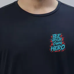 SZN Typography Printed Round Neck T-shirt image 4