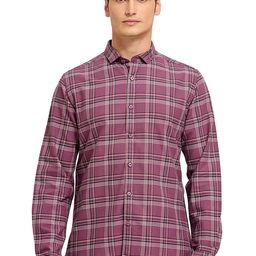 Mast & Harbour Men Comfort Opaque Checked Casual Shirt-picture-21