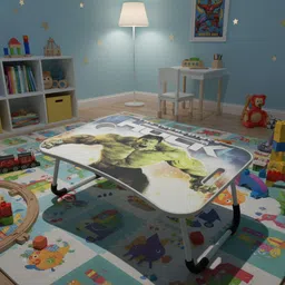 shree hari quality first Kids study and activity foldable and movable wood portable laptop table Wood Portable Laptop Table-picture-36