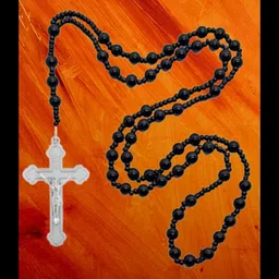 dynamic retail global Cross Locket Jesus Chain Necklace Pendant Rosary Christian Jewellery Z1246R Crystal Pendant Set image 1