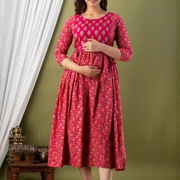FASHION CLOUD Women Pink Kurtis-picture-39