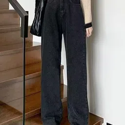 The Roadster Lifestyle Co. Women Cotton Straight Fit High-Rise Jeans-image-43