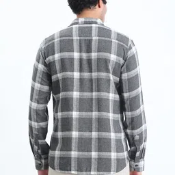 SHOWOFFFF Men Comfort Slim Fit Tartan Checks Checked Casual Shirt image 2
