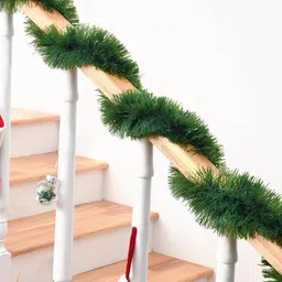 Ascension 10-Pcs Green Christmas Garland Festive Decor image 2