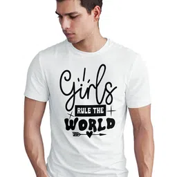 Seekbuylove Typography Printed Round Neck Bio Finish Pure Cotton T-shirt-picture-32