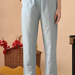 BKApparels Women Printed Regular Pure Cotton Kurta with Trousers image 3