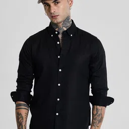 Snitch Men Smart Slim Fit Button-Down Collar Textured Casual Shirt-image-54