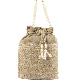 ODETTE Embellished Potli Clutch image 3