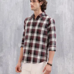 WROGN Men Tartan Checks Checked Casual Shirt image 2