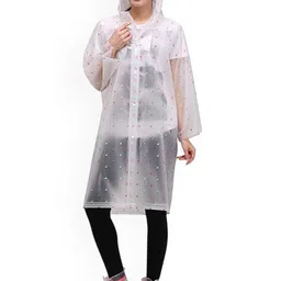 Alexvyan Printed Hooded Reusable Water-Proof Rain Jacket-picture-17