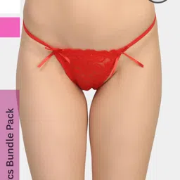 ZERJAMA Women Red Briefs-image-86