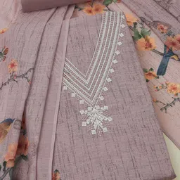Soch Printed Linen Unstitched Dress Material-picture-10