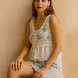 sollobell Self Design Peplum Top-picture-22