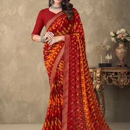 KALINI Geometric Zari Woven Saree-picture-37