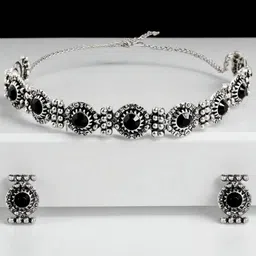 Anxvi Women Oxidised Jewellery Set-picture-10