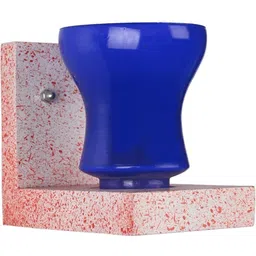 1ST TIME Blue & Blue Textured Wood Contemporary Abstract Shaped Shaped Wall Lamp-picture-17