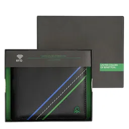 United Colors of Benetton Men Leather Two Fold Wallet-image-91