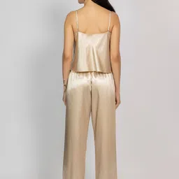 Chelvet Women Shoulder Straps Cami Slip-On Pyjamas Night suit image 3