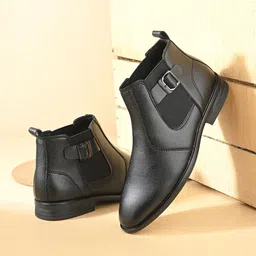 AfroJack Men High Top Chelsea Boots-picture-19
