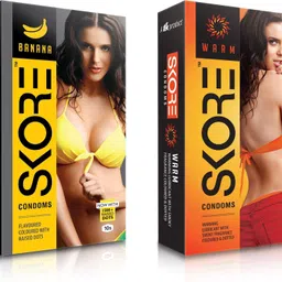 skore Dotted (Banana, Warm ) Condom-picture-17