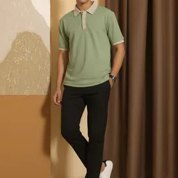 HERE&NOW Polo Collar Short Sleeves Regular Fit T-shirt image 2
