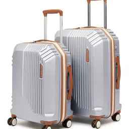 uppercase Set Of 2 Vector Textured Hard-Sided Trolley Bags-picture-27
