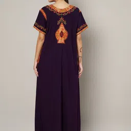 KOI SLEEPWEAR Embroidered Maxi Nightdress image 5