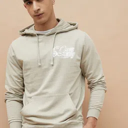 Forca by Lifestyle Men Typography Printed Cotton Hooded Sweatshirt-picture-33