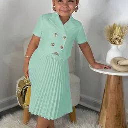 StyleCast x Revolte Girls Shirt Collar Top With Skirt-picture-52